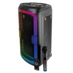 Bafle Perfect Choice Joy 8" Inalámbrica Batería 3600 mAh Iluminación RGB con Micrófono Color Negro