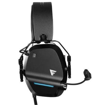DIADEMA GAME FACTOR HSG550 CONEXION POR USB / MICROFONO AJUSTABLE / SURROUND 71 /  NEGRO