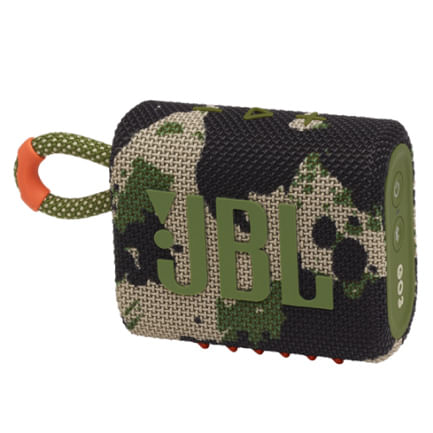 Altavoz Bluetooth Portatil JBL GO 3 con Bateria de 5 horas y Resistente al Agua Color Camuflaje