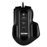 Mouse Game Factor MOG602 Click Láser Pixart 3370 19000 dpi 8 Botones Iluminación RGB Color Blanco