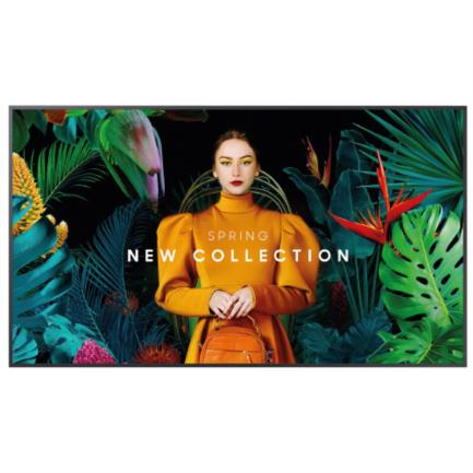 Pantalla Samsung 55" Smart Signage LFD Monitor Edge Led BLU UHD Resolución 3840x2160 Panel VA HDMI/USB/RJ