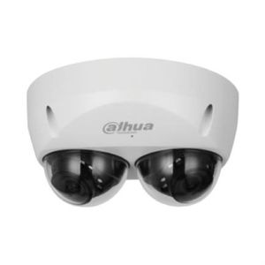Camara Ip Dahua Domo Doble Sensor Resolucion De 4 Mp Lente 2.8 Mm  95 Ir 30 Mts Ia Wizmind Deteccion Facial Protecc Dhecamad086