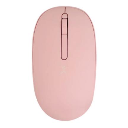 68026 - Mouse Inalámbrico Perfect Choice Whisper 2 4 GHz Conector Dual USB C/A Alcance 10m Color Rosa
