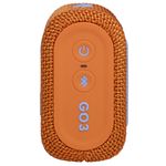 Altavoz JBL Portátil Bluetooth GO 35 Horas de Batería y Resistente al agua Color Naranja