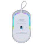 MOUSE GAME FACTOR MOG530 CARCASAS INTERCAMBIABLES PIXART 3327 12000 DPI RGB USB BLANCO