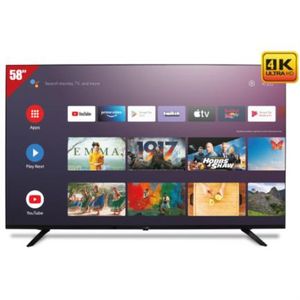 Televisor Lanix Led 58" Smart Tv Uhd 4K Resolución 3840X2160 Compatible Hey Google/Chromecast Lxeteeab002
