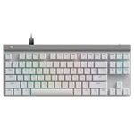 Teclado Logitech G515 TKL Wired Gaming  USB Color Blanco