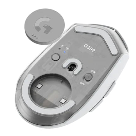 Mouse Logitech G309 LighSpeed Blanco Inalambrico
