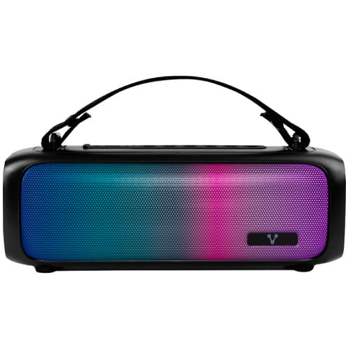 BOCINA VORAGO BSP-260 BLUETOOTH / USB / 35MM / LUZ RGB / TWS / 16W RMS CON HASTA 7 HRS AUTONOMIA