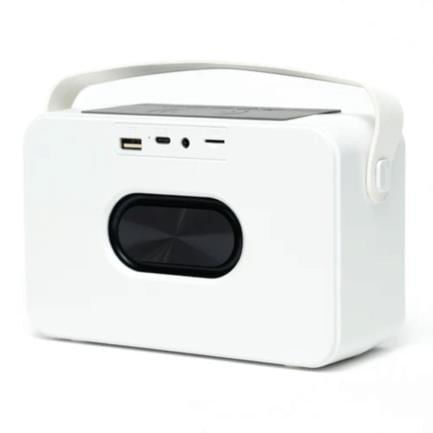 Bocina Portátil Loopstar Perfect Choice Bluetooth Recargable 15W Blanco