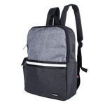 Mochila TechZone de 156" para Laptop Múltiples Compartimientos Color Negro con Gris