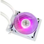 68024 - Enfriamiento Liquido Xzeal 120mm Redondo XZ-409 CPU 1Fanx120mm ARGB 3 pines+PWM 4 pines+Seguro INTEL/AMD Blanco