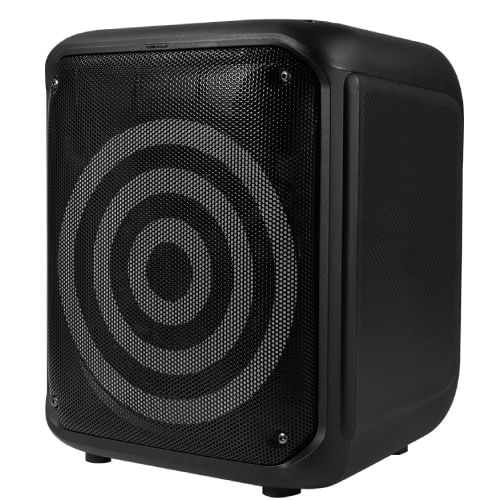 BAFLE VORAGO KSP-350 NEGRO 8" 30WATTS RMS TECNOLOGIA DSP / USB / MSD/ 35MM /  RECARGABLE / TWS BT 5HRS CARGA USB TIPO C / MICROFONO INALAMBRICO