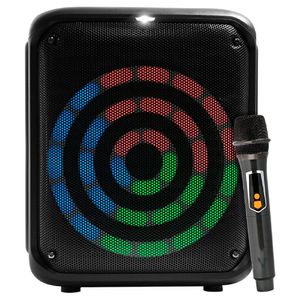 Bafle Vorago Ksp-350 Negro 8" 30Watts Rms Tecnologia Dsp / Usb / Msd/ 3.5Mm /  Recargable / Tws Bt 5Hrs Carga Usb T Vocbocab066