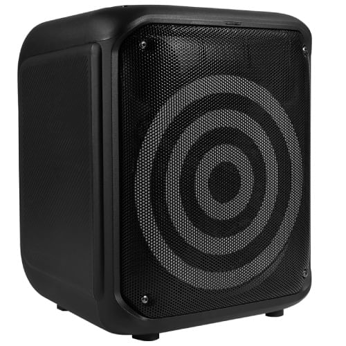 BAFLE VORAGO KSP-350 NEGRO 8" 30WATTS RMS TECNOLOGIA DSP / USB / MSD/ 35MM /  RECARGABLE / TWS BT 5HRS CARGA USB TIPO C / MICROFONO INALAMBRICO