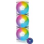 Enfriamiento Líquido Game Factor LQG700 360mm RGB 3 Fan 120mm Color Blanco
