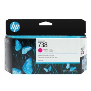 Tinta Hp Designjet 738 130Ml Color Magenta Hpctifab389