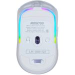 MOUSE GAME FACTOR MOW700 CARCASAS INTERCAMBIABLES 24G+BT PIXART 3395 26000 DPI RGB BLANCO