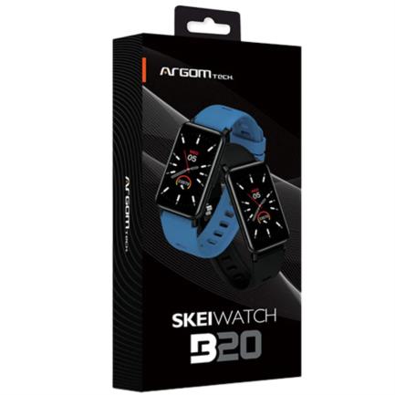 Smart Watch Argomtech Skeiwatch B20 Pantalla IPS de 145" IP68 Resolución 172x320p 2 Correas Incluidas Negro y Azul