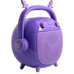 BOCINA VORAGO BSP-205 BLUETOOTH MSD / USB / 35MM MICROFONO CON MODOS DE VOZ COLOR PURPURA