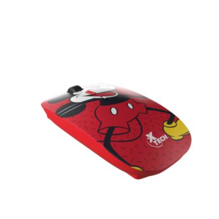 Mouse Inalámbrico XTech XTM-D340MK Ambidextro Mickey Mouse Disney 4 Botones Conexión USB 24GHz 3 Velocidades