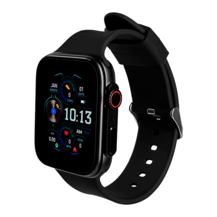Smart Watch Vorago SW-500 Cuadrado IP67 Bluetooth Pantalla AMOLED 178" Táctil Negro 3 Extensibles