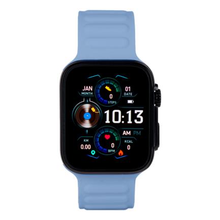 Smart Watch Vorago SW-500 Cuadrado IP67 Bluetooth Pantalla AMOLED 178" Táctil Negro 3 Extensibles