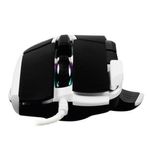 Mouse Game Factor MOG602 Click Láser Pixart 3370 19000 dpi 8 Botones Iluminación RGB Color Negro