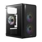 Gabinete Acteck Mini Torre Doom GI630 Max MB M-ATX Fuente ATX Plus 500w  Advanced Series Negro