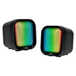 BOCINAS VORAGO START THE GAME SPK-109 RGB / USB PARA COMPUTADORA / 22WATTS