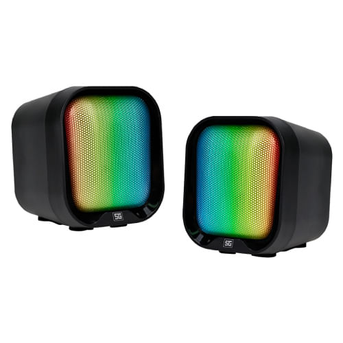 BOCINAS VORAGO START THE GAME SPK-109 RGB / USB PARA COMPUTADORA / 22WATTS