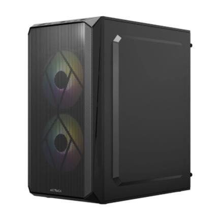 Gabinete Acteck Mini Torre Doom GI630 Max MB M-ATX Fuente ATX Plus 500w  Advanced Series Negro