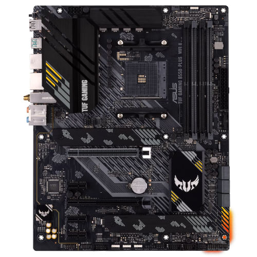 Tarjeta Madre Asus TUF GAMING B550-PLUS WIFI II 4xDDR4 128GB 4866Mhz HDMI DP PCIe 40 M2 S AM4 Ryzen Wi-Fi 6 ATX