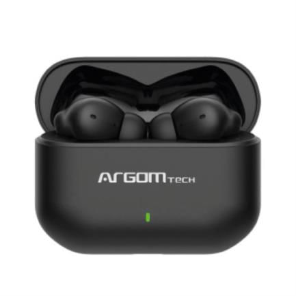 Audifonos Argomtech Inalámbricos Skeipods E85 Control Táctil Resistente al Agua Carga Rápida Bluetooth 53 Color Negro