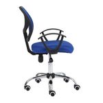 Silla-Secretarial-Nextep-de-Altura-Ajustable-Tela-Azul-Base-Giratoria