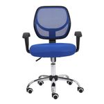 Silla-Secretarial-Nextep-de-Altura-Ajustable-Tela-Azul-Base-Giratoria
