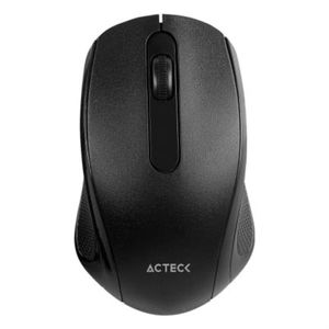 Mouse Estandar Acteck Optimize Mi240 Inalambrico 2.4Ghz De 1600 Dpi 2 Botones Essential Series Negro Akcaccac012