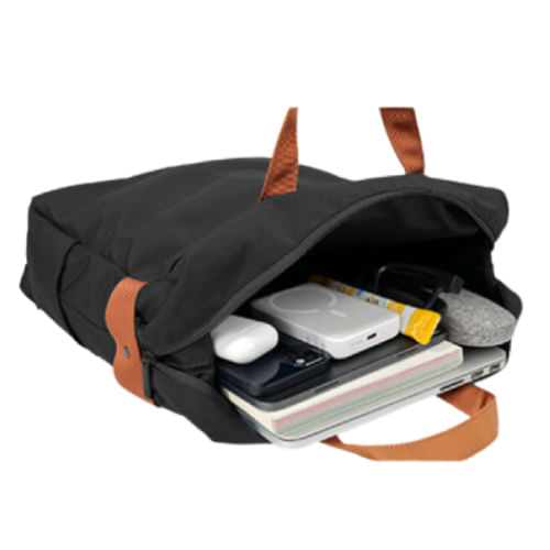 69599 - MOCHILA VORAGO BP-301 VINTAGE DOBLE USO LAPTOP 15 6 NEGRA