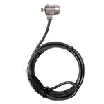 Cable de seguridad Klip Xtreme con llave para laptop Bolt I KSD-330 Ranura rectangular estandar Largo 15 m Color Negro