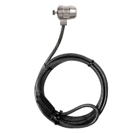 Cable de seguridad Klip Xtreme con llave para laptop Bolt I KSD-330 Ranura rectangular estandar Largo 15 m Color Negro