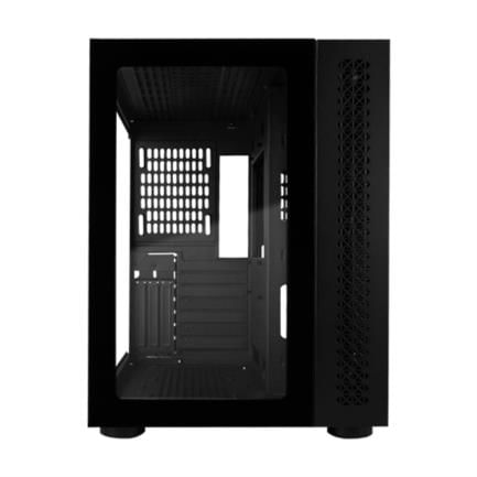 Gabinete Vorago Game Factor CSG700 ATX FishTank Doble Cristal USB 20/USB 30/Audio 35 mm/Micrófono Negro