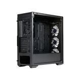 Gabinete Gamer Cooler Master MasterBox MB520 ARGB Media Torre ITX mATX ATX 3xFan ARGB Cristal Templado Negro