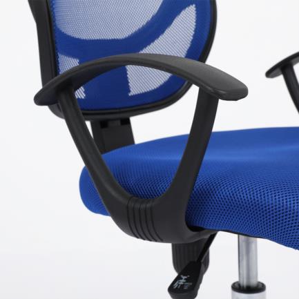 Silla-Secretarial-Nextep-de-Altura-Ajustable-Tela-Azul-Base-Giratoria