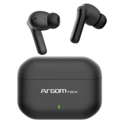 Audifonos Argomtech Inalámbricos Skeipods E85 Control Táctil Resistente al Agua Carga Rápida Bluetooth 53 Color Negro