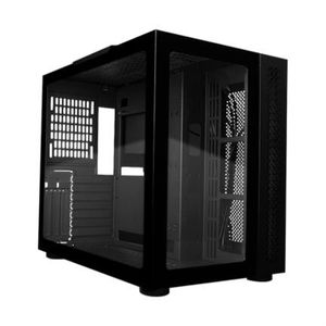 Gabinete Vorago Game Factor Csg700 Atx Fishtank Doble Cristal Usb 2.0/Usb 3.0/Audio 3.5 Mm/Micrófono Negro Vocgabab034