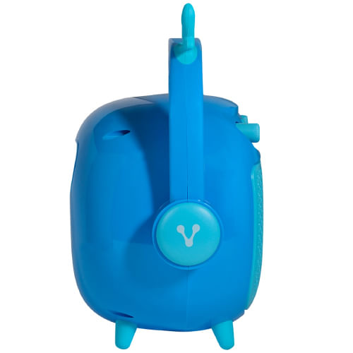 69864 - BOCINA VORAGO BSP-205 BLUETOOTH / MSD / USB / 3 5MM MICROFONO CON MODOS DE VOZ COLOR AZUL