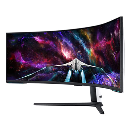Monitor Samsung Mini LED  57 pulgadas Curvo FHD Resolucion 7680 x 2160 Panel VA