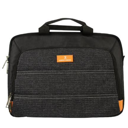 Portafolio Perfect Choice Glitch para Laptop 156" Color Negro