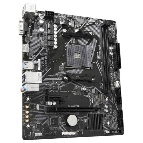 Tarjeta Madre Gigabyte UD A520M K V2 2xDDR4 64GB 5100Mhz HDMI D-Sub PCIe 30 M2 S AM4 Ryzen mATX