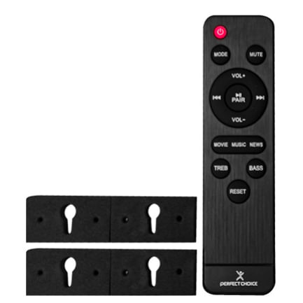Barra de Audio Perfect Choice con Subwoofer 180W RMS USB/35mm/HDMI/BT Sonata